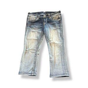 [Vigoss] Denim Capris Jeans Pants
